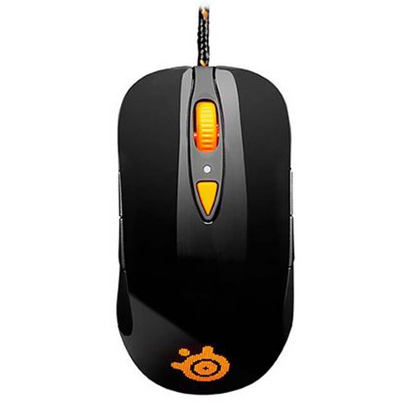 موس گیمینگ استیل سریز SteelSeries Sensei Raw Heat Orange Laser Gaming Mouse